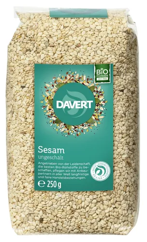 Davert Sesam, ungeschält bio 250g