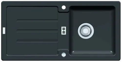 Franke Fragranitspüle STG 614-86 Onyx Drehknopf