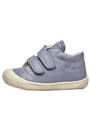Naturino Cocoon VL-Lauflernschuhe aus Nappaleder Himmlisch 19 - Sneaker für Jungen, mit hochwertigem Nappaleder, ideal für die ersten Schritte dank robustem Klettverschluss und bequemer Leder-Innensohle.