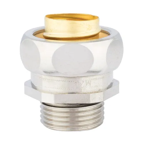 Lapp Zubehör SILVYN-US-PG-9-AS 55502662 Verschraubung - Hochwertige Verschraubung mit Außengewinde PG9 aus Messing, ideal für sichere Verbindungen in Elektroinstallationen. Robuste Bauform und temperaturbeständig von -40 bis 125 °C.