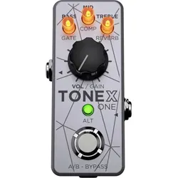 IK Multimedia ToneX One Bass Edition – Vielseitige Amp- und Distortion-Stompbox - Effektgerät für Gitarre & Bass mit AI Machine Modeling; 20 Presets für Bass, über 20.000 Tone Models und anpassbare RGB-Mikroknöpfe für einfache Identifikation.