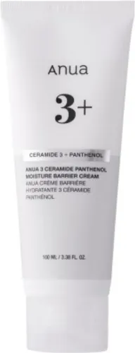 Anua 3 Ceramide Panthenol Moisture Barrier Cream 100ml - Tagespflege für gestresste Haut, stärkt die Hautschutzbarriere mit 3 Ceramiden und 5% Panthenol, sorgt für intensive Feuchtigkeit und ein angenehmes Finish.
