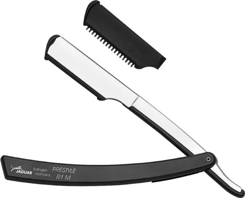 JAGUAR R1 M Rasiermesser - Haarscheren - Hochwertiges Rasiermesser mit Metall-Klingenhalter, ideal zum Rasieren, Schneiden und Modellieren für präzise Ergebnisse.