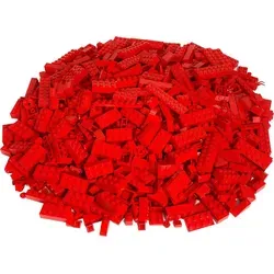 LEGO® Steine Sondersteine Gemischt Rot – 1000 Stück - 1000 verschiedene LEGO Bausteine in Rot, ideal für kreatives Bauen. Originale LEGO Teile in geprüfter Qualität, perfekt für kleine und große Bauprojekte. Jede Mischung ist einzigartig und sorgt für grenzenlosen Spielspaß!