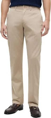 Tommy Hilfiger Chinohose CORE DENTON ESSENTIAL - Herren-Stoffhose in Batique Khaki, Straight Fit aus elastischer Baumwolle für optimalen Tragekomfort und pflegeleichtes Material.