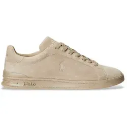 Polo Ralph Lauren Heritage Court II Herren Sneaker - Beige Wildleder Sneaker mit Gummilaufsohle und EVA-Zwischensohle für maximalen Komfort, inspiriert von Tennisprofis – ideal für lässige Looks.