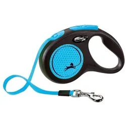 FLEXI New Neon Blue Lanyard M - 5m, bis 25kg - Band