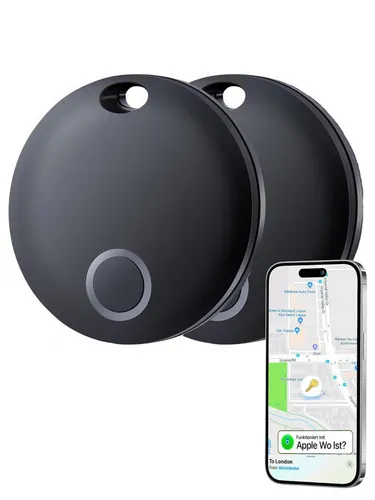 S&T Design Smart Tag Koffer Hunde Tracker – GPS Tracker für Apple - Der S&T Design Smart-Tag ist Ihr zuverlässiger GPS Tracker für iOS, um Wertsachen wie Schlüssel oder Koffer zu verfolgen. Mit IP67 Wasserschutz und bis zu 50 Metern Reichweite – ideal für den Alltag und Outdoor-Aktivitäten!