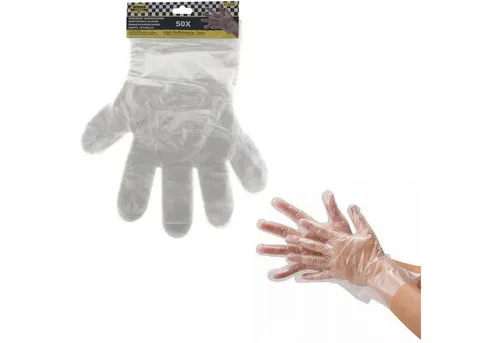 BENSON Reinigungshandschuh 50-1000 Einweghandschuhe Einmalhandschuhe (1000-St) PE-Handschuhe, Plastikhandschuhe