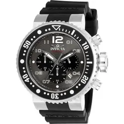 Invicta Pro Diver 26732 Herrenuhr - 52mm Edelstahl - Elegante Herrenuhr mit 52mm Edelstahlgehäuse und schwarzem Zifferblatt. Präzises Quarzuhrwerk, 30 bar wasserdicht und 2 Jahre Garantie – ideal für stilbewusste Abenteuer.