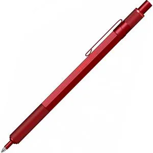 Rotring Kugelschreiber 600, Gehäuse metallic-rot, Schreibfarbe schwarz