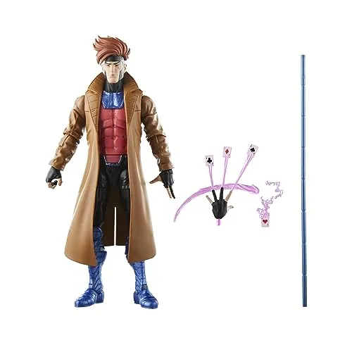 Hasbro X-Men '97 Marvel Legends Gambit Figurine 15 cm - Spielzeugfigur von Gambit aus X-Men '97, detailreich und ideal für Sammler und Fans der Marvel-Serie.