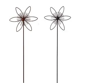 TrendLine Gartenstecker Metall Blume sortiert 115 cm  Gartenstecker