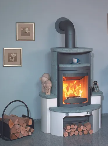 Hark Avenso ECOplus Dauerbrandofen 6 kW - Raumluftunabhängiger Kaminofen aus Naturstein, effizient und ideal für umweltbewusste Heizlösungen.