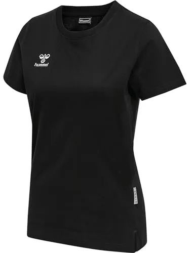 hummel T-Shirt Hmlmove Damen - Rundhalsshirts aus hochwertigem Jerseystoff mit stylischem Logo-Abzeichen und bequemer Passform für den perfekten sportlichen Look.