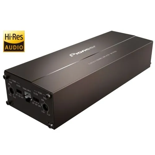 Pioneer GM-DX104 4-K-Inline-Auto-Verstärker – 4 x 100 W - Car-HiFi-Endstufen mit außergewöhnlicher Klangqualität und flexiblem Lautsprecher-Setup für ein überragendes Hörerlebnis im Auto.