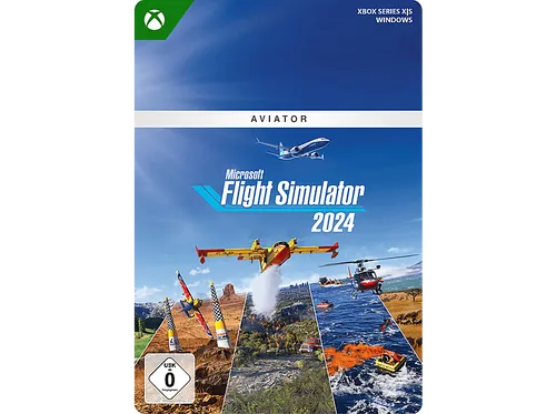 Flight Simulator 2024 - Aviator Edition Digitaler Code, für Win10 PC und Xbox Series X S, erlebe realistische Flüge und atemberaubende Landschaften