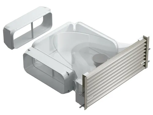 Naber COMPAIR flow 150 GREENflow Filterbox - Dunstabzugshauben-Zubehör mit flexibler Anordnung und hohem Luftstrom für optimale Filtration beim Kochen. Ideal für Downdrafthauben und einfache Wartung.