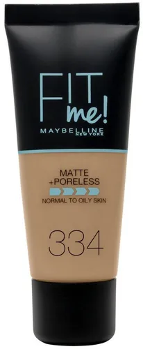 MAYBELLINE NEW YORK Foundation FIT ME! MATTE + PORELESS MAKE-UP, für einen natürlich mattierten Teint, leichte bis mittlere Deckkraft