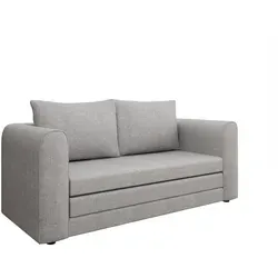 Panda Möbel Schlafsofa Arelis, Grau - Elegantes Schlafsofa mit Schlaffunktion, ideal für Wohnzimmer oder Gästezimmer – bequem und pflegeleicht.