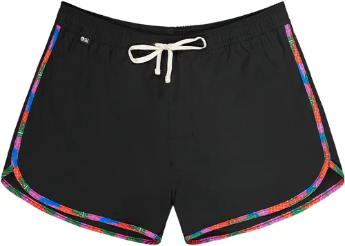 PICTURE DEMBA Boardshort 2024 black - M - Boardshorts mit mittellanger Passform, gefertigt aus umweltfreundlichem Repreve Recycling-Polyester. Chlor- und Sonnencreme-resistent für langanhaltenden Komfort beim Schwimmen und Wandern.
