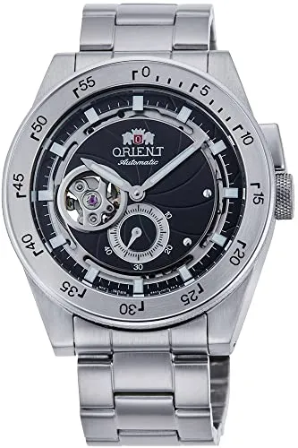 Orient Retro Future Camera Automatik Herrenuhr – 70th Anniversary - Elegante Automatik-Herrenuhr mit einzigartigem Kameradesign. Das schwarze Zifferblatt und der Edelstahl-Korpus bieten Stil und Funktionalität für jeden Anlass.