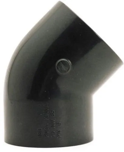 Setma PVC-Klebe-Winkel 45° /Ø 3,2 cm/grau  Winkelfitting