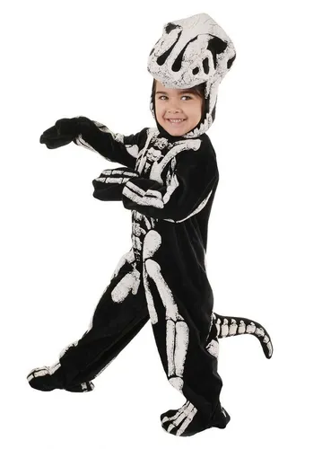 Underwraps Kostüm T-Rex Dinosaurier Skelett, Tyrannosaurus Rex Dino Kostüm für Kids