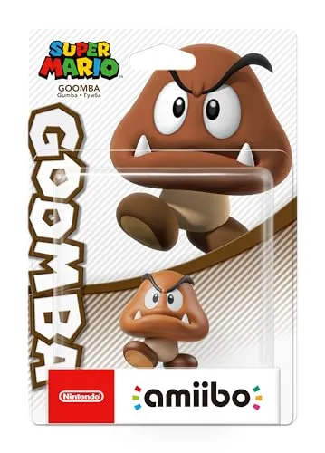 Nintendo Amiibo Goomba - Super Mario Figur - Sammlerfigur aus der Super Mario Collection, ermöglicht neue Spielmodi und Charakteranpassungen für Nintendo 3DS, Wii U und Switch.