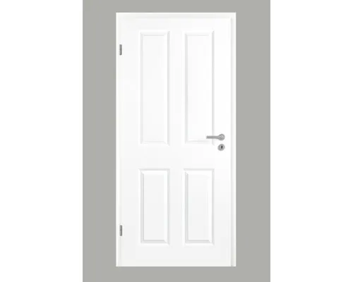 Pertura Zimmertür Pila 04 weiß lackiert (ähnlich RAL 9010) 73,5x198,5 cm Links