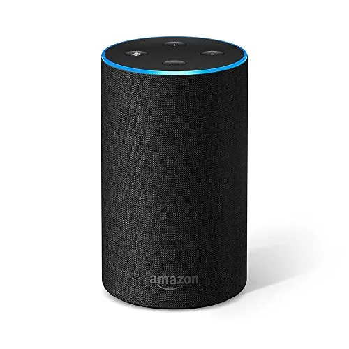 Amazon Echo [2. Generation] anthrazit - Smart Speaker - Intelligenter Lautsprecher mit Bluetooth und WLAN, ideal für Musikstreaming und Sprachsteuerung in jedem Raum.