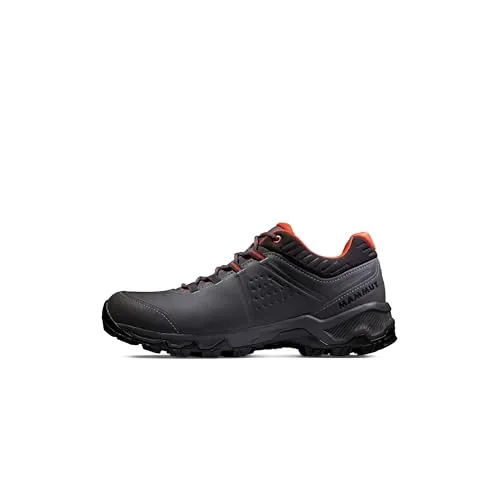 Mammut Mercury IV Low GTX Men titanium-hot red (00667) 8.5 - Wanderschuhe mit GORE-TEX Membran für Atmungsaktivität und Wasserdichtigkeit, ausgestattet mit 3D Memo Foam für individuellen Komfort und Schutz vor Blasenbildung.