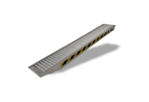 Baumarktplus TRUTZHOLM Profi Schwerlastrampe 255 cm - Aluminium Auffahrrampe für bis zu 1650 kg Traglast, ideal für PKWs, Minibagger und mehr. Stabil und leicht, perfekt für den Transport und die Anwendung im gewerblichen sowie privaten Bereich.