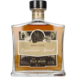 Old Man Rum Project ONE Caribbean Spirit 40% Vol. 0,7 - Rum, einzigartiger karibischer Genuss mit 40% Vol., perfekt zum puren Trinken oder für exotische Cocktails.