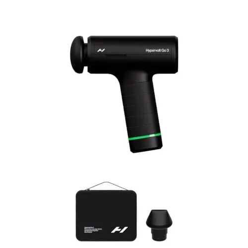 Hyperice Hypervolt Go 3 Schwarz TU - Erlebe die kompakte Massagepistole Hyperice Hypervolt Go 3 für gezielte Muskelentspannung und optimale Erholung nach dem Training. Ideal für unterwegs und einfach zu bedienen.