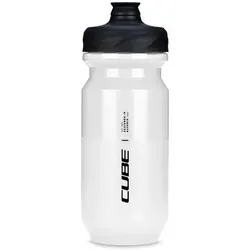CUBE Flow DS 500ml Trinkflasche - Transparent - Die CUBE FLOW DS Trinkflasche überzeugt mit einem komfortablen Trinkmundstück und einem großen Schraubverschluss für einfaches Befüllen. Hergestellt aus langlebigem HEMX-Kunststoff, ist sie geruchsneutral und spülmaschinengeeignet.