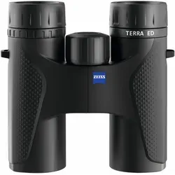 Zeiss TERRA ED 10x32 Fernglas - Kompaktes Fernglas für Vogelbeobachtung und Jagd, wasserfest und mit breitem Trageriemen für höchsten Komfort.