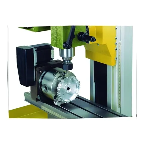 Proxxon Teilapparat UT 400/CNC - Fräs-Zubehör für präzise 3D-Bearbeitung mit computergesteuerten Winkelpositionen, ideal für Einzel- und Kleinserienfertigung.
