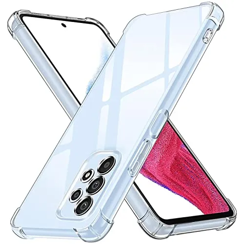 CoolGadget Rugged Handyhülle für Samsung Galaxy A53 5G Rugged Case, stoßdämpfende TPU Hülle Transparent Klar, kompatibel mit Samsung Galaxy A53 5G (6,5 Zoll)