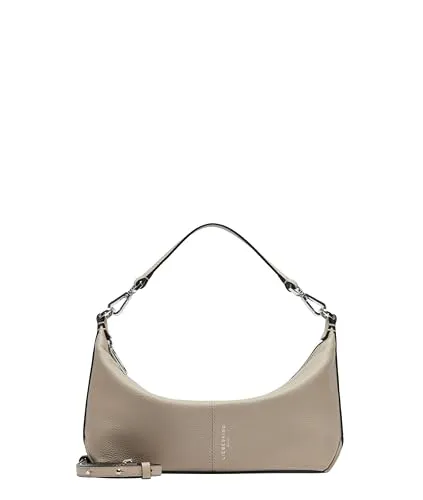 Liebeskind Berlin Damen-Umhängetasche „Paris S“ - Damen-Schultertaschen aus weichem Lammleder mit Reißverschluss-Hauptfach und sportivem Jacquard-Tragehenkel – ideal für entspannte Alltags-Looks.