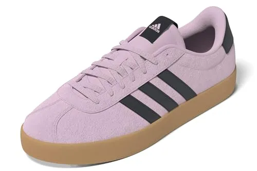 Adidas Damen VL Court 3.0 Schuhe - Clear Pink/Legend Ink/Gum 3, 44 EU - Stylische Sneakers mit regulärer Passform, schnürbaren Details und dämpfender Zwischensohle für optimalen Komfort im Alltag.