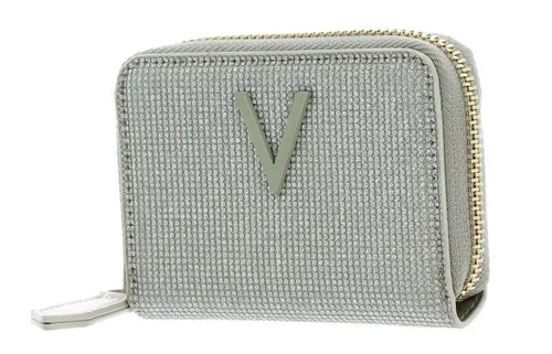VALENTINO BAGS Geldbörse Portobello beige - Elegante beige Geldbörse im Querformat mit zwei Kartenfächern und einem Zipperverschluss. Ideal für den täglichen Gebrauch und stilvolle Aufbewahrung.