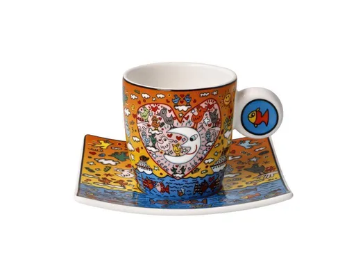 Espressotasse The Romance of the Sea, James Rizzi, Goebel Porzellan
