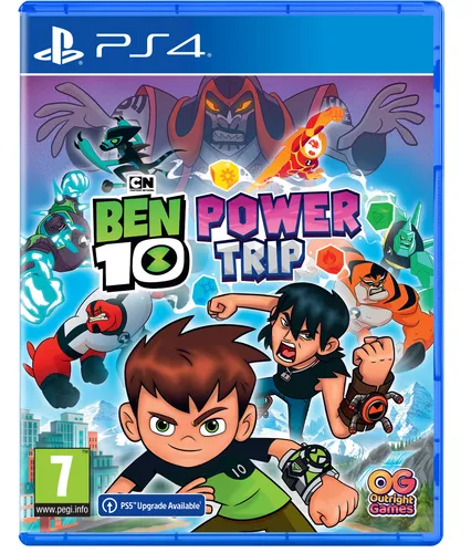 Ben 10 Power Trip - PS4 Spiel für Abenteuer-Fans - Action & Abenteuer Spiel für PS4 mit Einzel- und Mehrspielermodus. Tauche ein in die spannende Welt von Ben 10 und erlebe Koop-Gameplay für bis zu 2 Spieler!