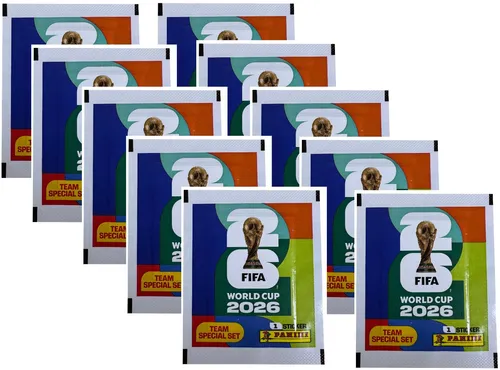 Panini FIFA World Cup 2026 - Stickerbox mit 100 Tüten - Offizielles Sammelalbum zur FIFA Fußball-Weltmeisterschaft 2026 mit 700 Stickern. Ideal für Sammler und Fußball-Fans! Enthält alles für die perfekte Sammlung.