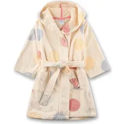 Sanetta Mädchen-Bademantel beige Dots – Kuscheliger Baumwoll-Bademantel - Hochwertiger Mädchen-Bademantel in beige Dots – ideal für Kinder nach dem Baden. Mit verstellbarem Gürtel für perfekten Sitz und bequeme Bewegungsfreiheit. Saugfähige Frottee-Qualität für Wärme und Gemütlichkeit.