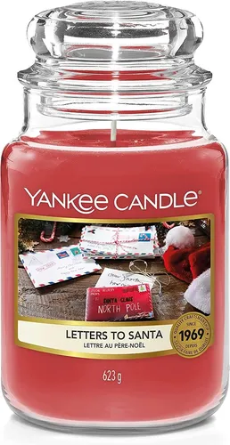 Yankee Candle Letters To Santa 623 g - Duftkerze mit festlichem Weihnachtsaroma, ideal für gemütliche Abende und stimmungsvolle Dekoration während der Feiertage.