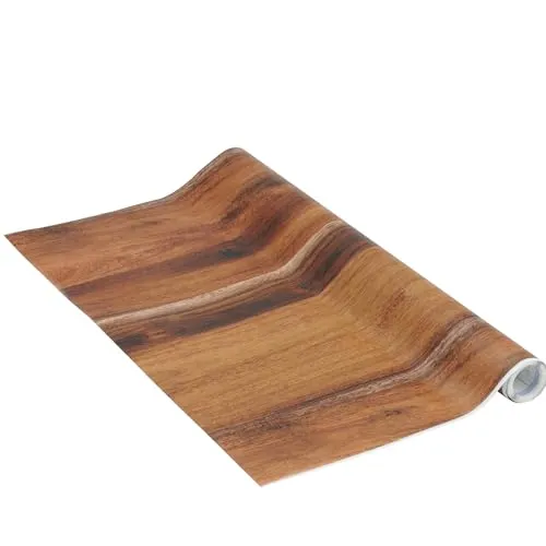 Venilia Klebefolie Perfect Fix Eiche Rustikal, Holzfolie, Dekofolie, Möbelfolie, Tapeten, selbstklebende Folie, keine Luftblasen, Natur-Holzoptik, 90cm x 2,1m, Stärke: 0,15 mm, 54308