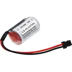 TECHTEK Akku Kompatibel mit Ersetzt 146705-1, für 1467051, für 704004, für ER3V, für ER3V/3.6V, für JZSP-BA01, für JZSP-BA01-1, für JZSP-BA011 - Schwarz