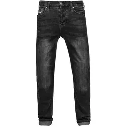 John Doe Original XTM Motorrad Jeans, schwarz, Größe 31 für Männer - Motorradhosen mit XTM-Schutzfaser für optimalen Schutz und Water-Repellent Technologie, ideal für sicheres Fahren bei jedem Wetter.